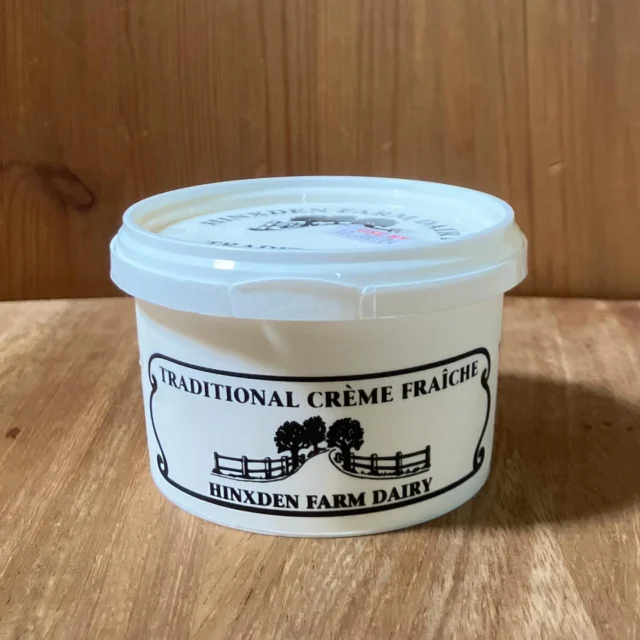 Have you tried our Traditional Crème  Fraîche- What do you pair it with?  Available in 250ml, 1Litre or 2.5L pots.